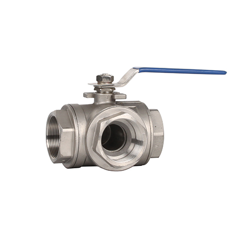 Q14/5F manual three-way thread ball valve