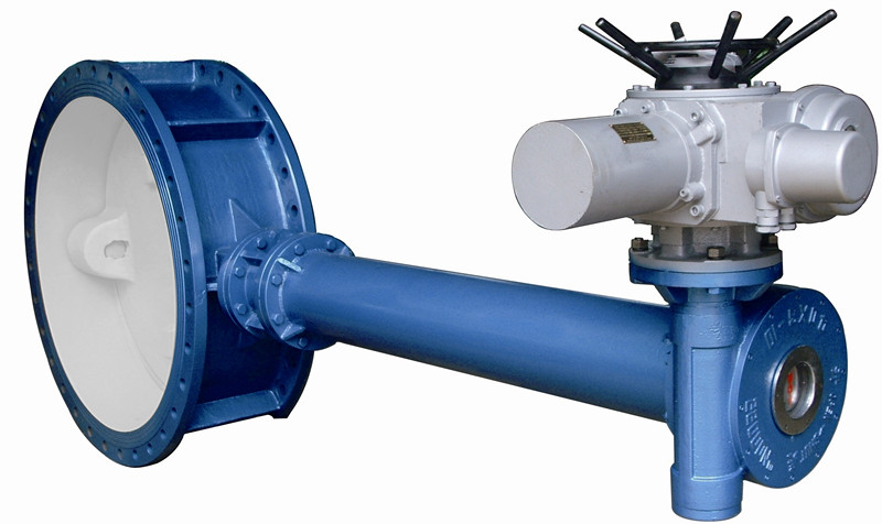 Electric butterfly valve actuator
