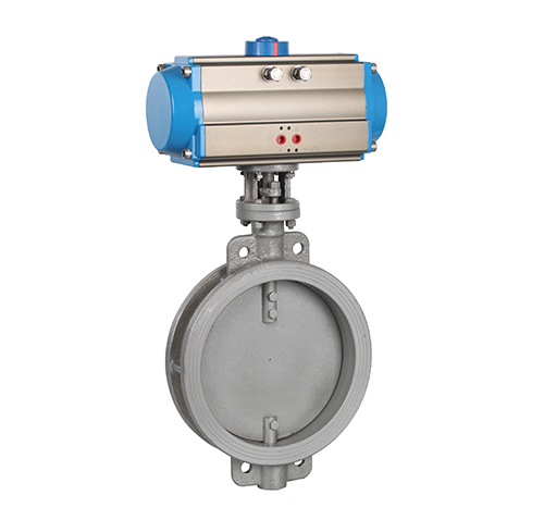 Ventilation pair clamp pneumatic butterfly valve features