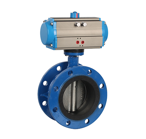 Soft seal pneumatic flange type butterfly valve features