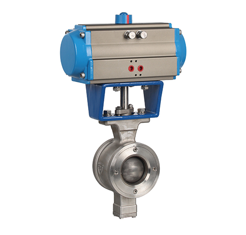 Flange V-type pneumatic ball valve features