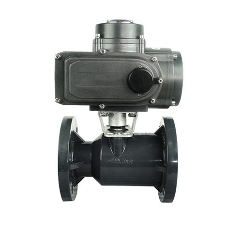 Flange plastic electric ball valve features